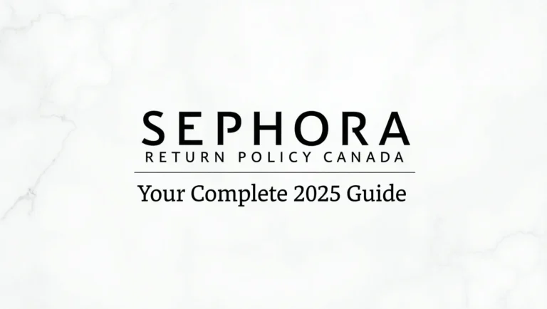 Sephora Return Policy Canada