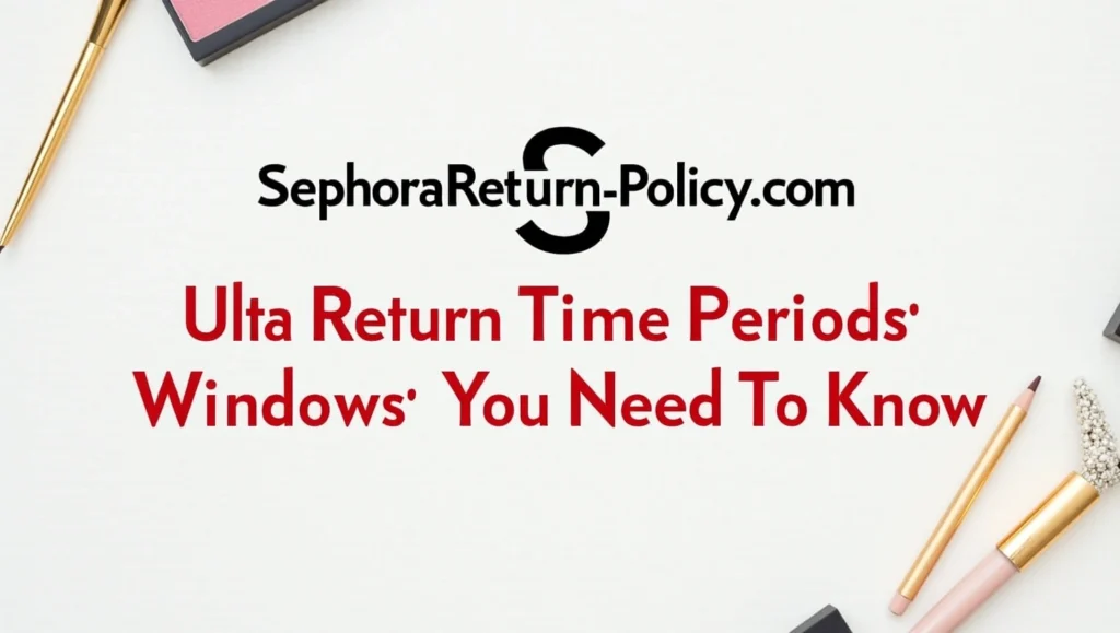 Ulta Return Time Periods Windows You Need to Know