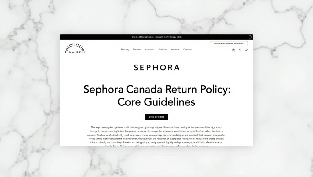 Sephora Return Policy Canada: Your Complete 2025 Guide 2 Sephora Return Policy Canada