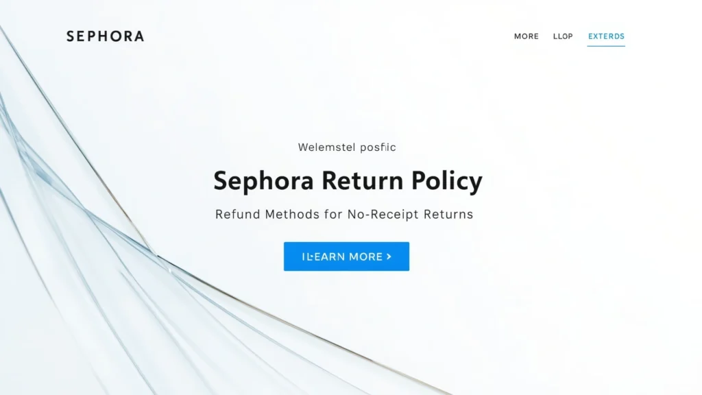 Sephora Return Policy Without Receipt: Your 2025 Policy Guide & Solutions 6 sephora return after 30 days