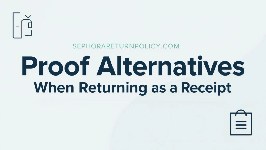 Sephora Return Policy Without Receipt: Your 2025 Policy Guide & Solutions 5 sephora return without packaging