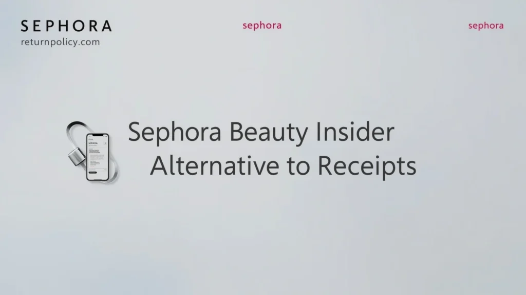 Sephora Return Policy Without Receipt: Your 2025 Policy Guide & Solutions 7 sephora return online