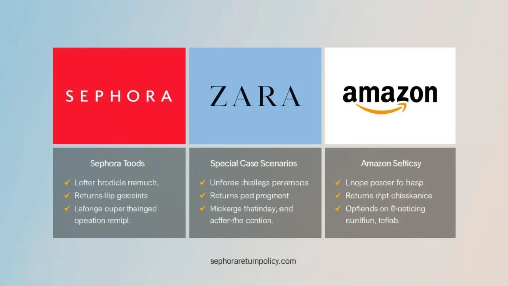 Sephora vs Zara vs Amazon: Refund Policy Showdown 3 Special Case Scenarios