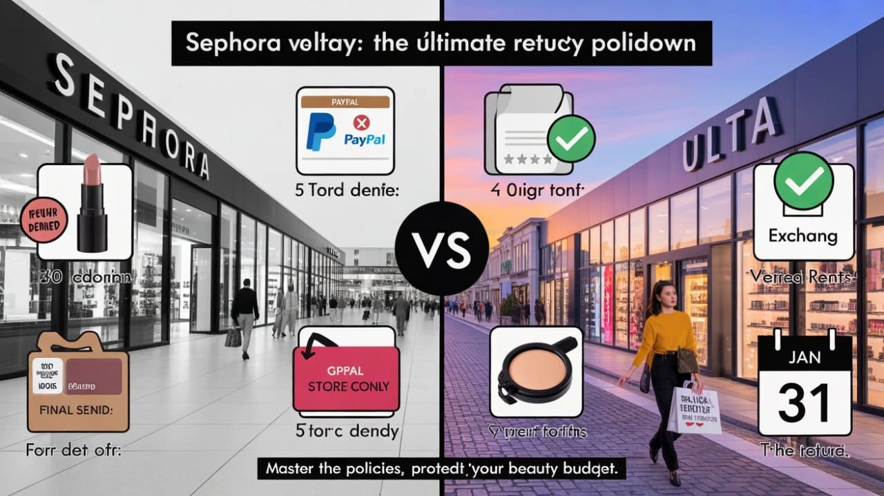 Sephora vs Ulta return policy