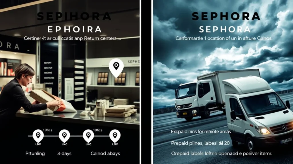 Sephora return policy for no receipt